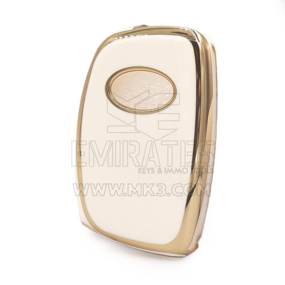 Nano Cover For Hyundai Flip Remote Key 3 Кнопки белого цвета | МК3