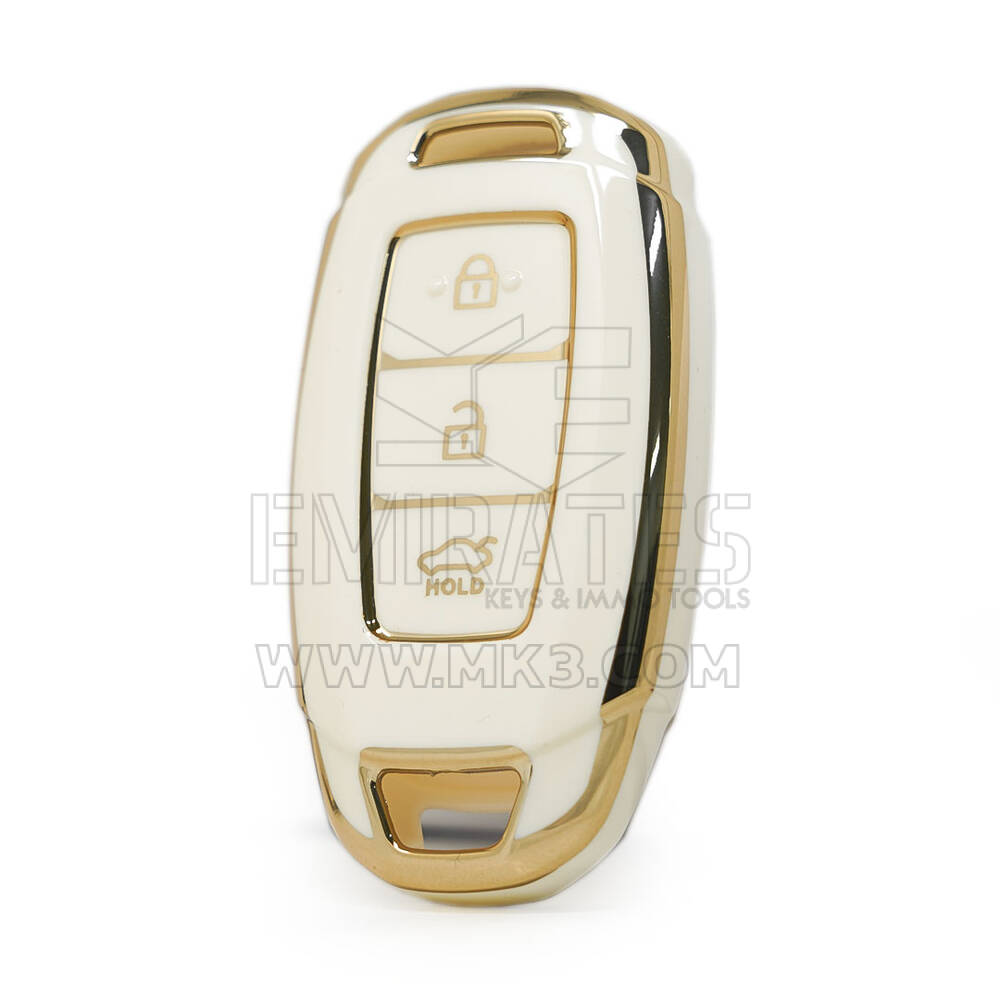 Nano Cover di alta qualità per chiave telecomando Hyundai 3 pulsanti colore bianco