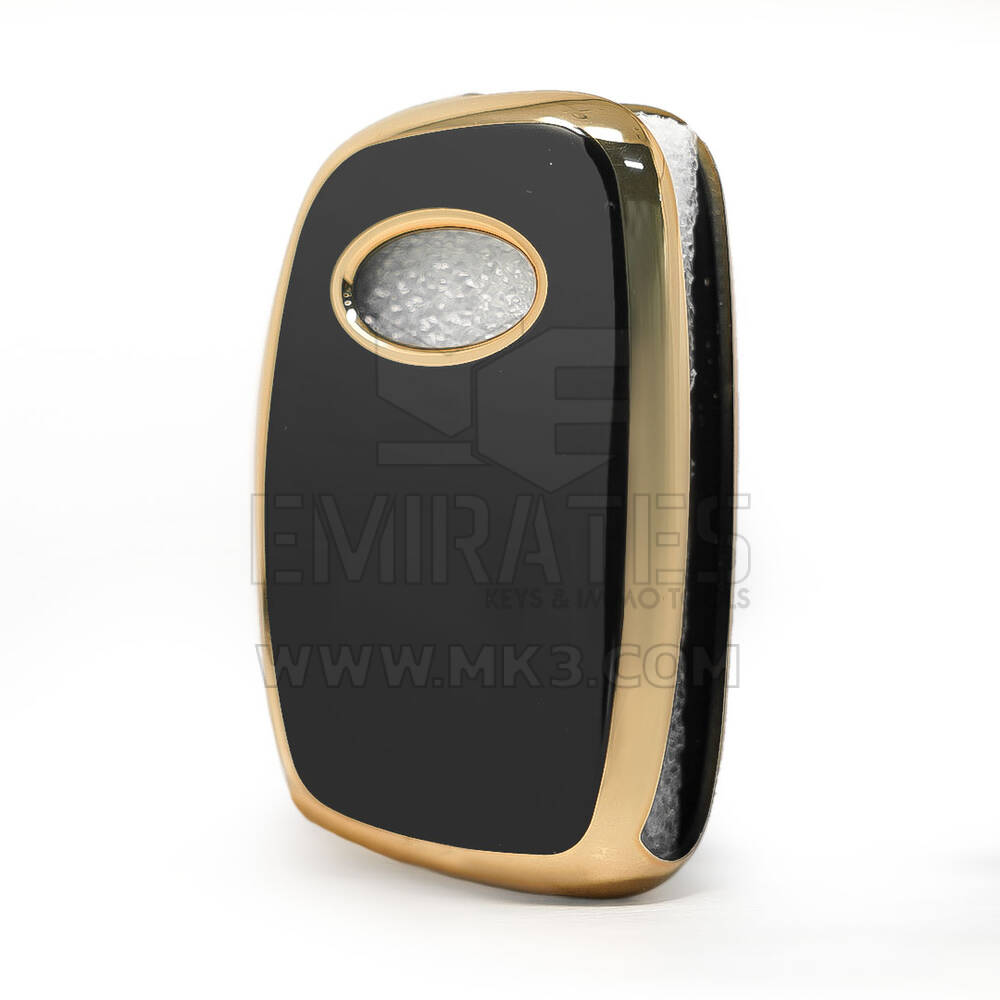 Nano Cover pour Hyundai Type A Flip Remote Key 3 Button Noir | MK3