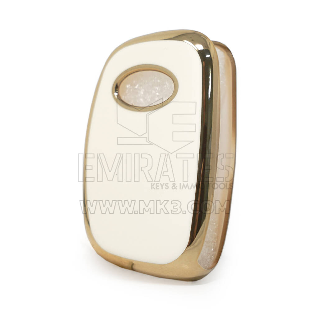 Nano Cover pour Hyundai Type A Flip Remote Key 3 Button Blanc | MK3