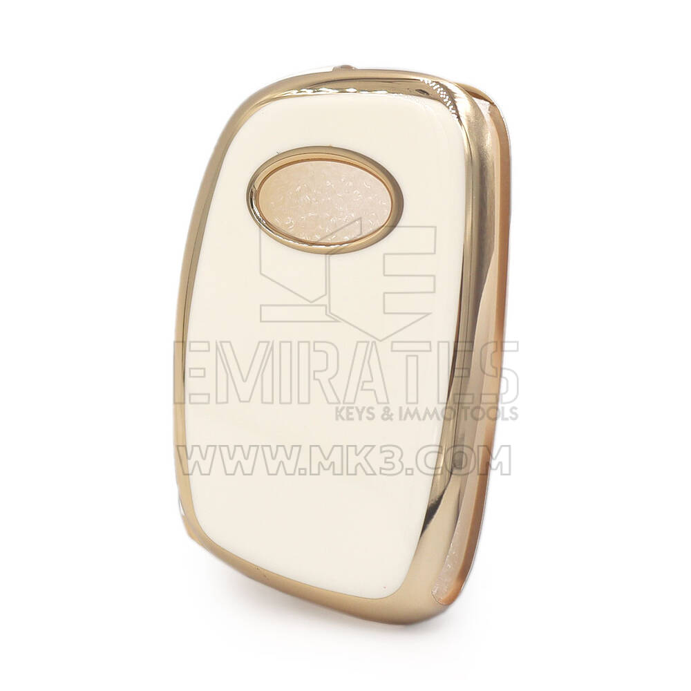 Nano Cover For Hyundai Type B Flip Remote Key 3 Button White | MK3