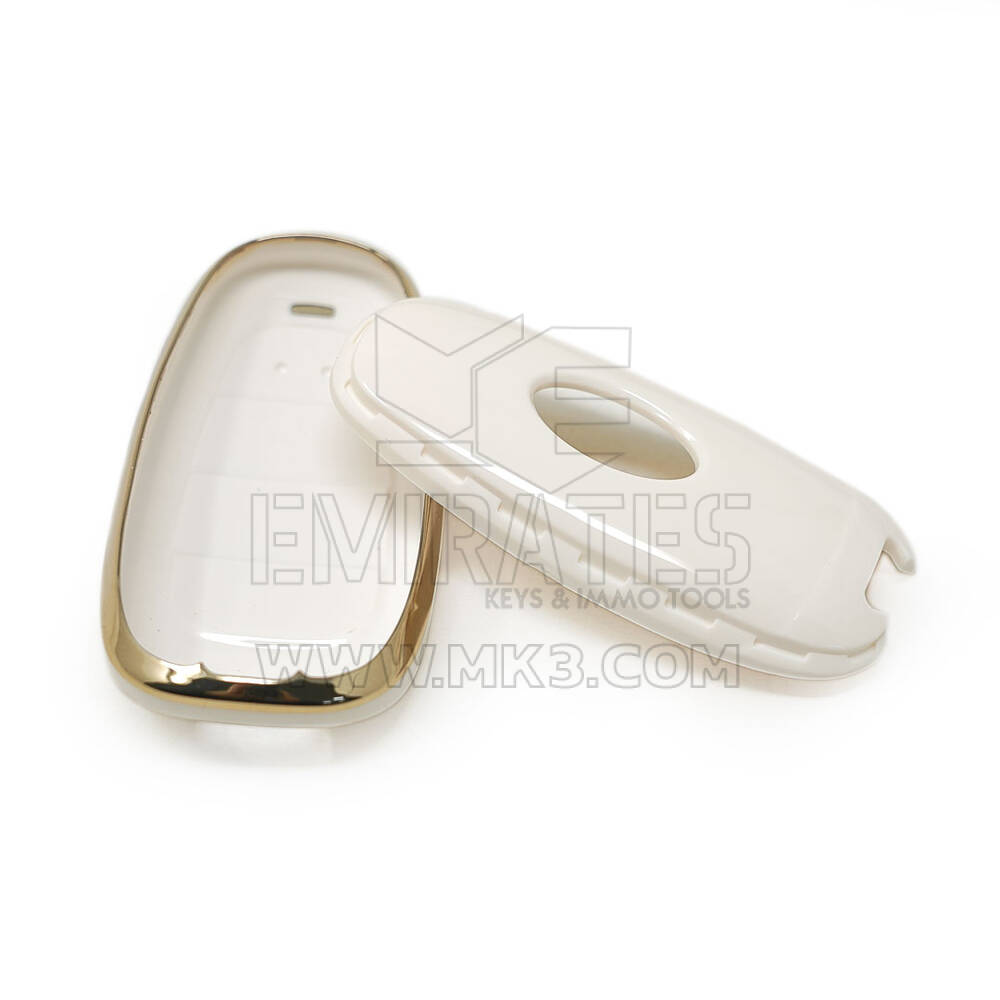 New Aftermarket Nano High Quality Cover For Hyundai Remote Key 6 Buttons Auto Start  White Color | Emirates Keys