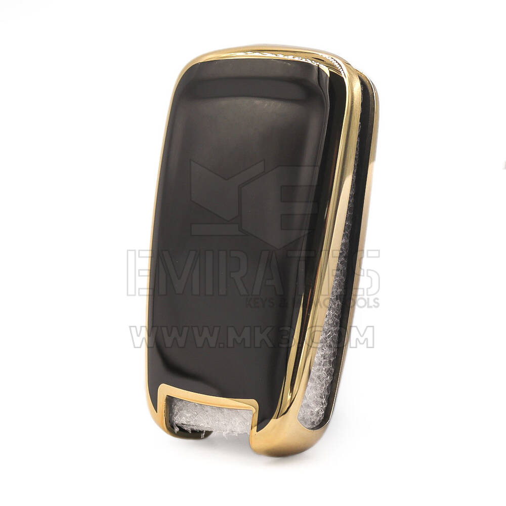 Nano Cover per Chiave Telecomando Chevrolet Flip 3+1 Pulsanti Nero | MK3