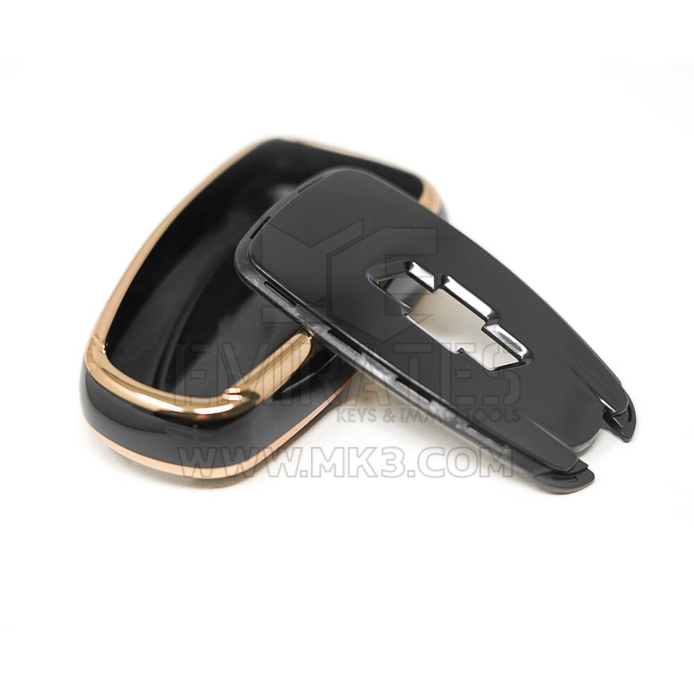 New Aftermarket Nano High Quality Cover For Chevrolet Remote Key 3+1 Buttons Black Color | Emirates Keys