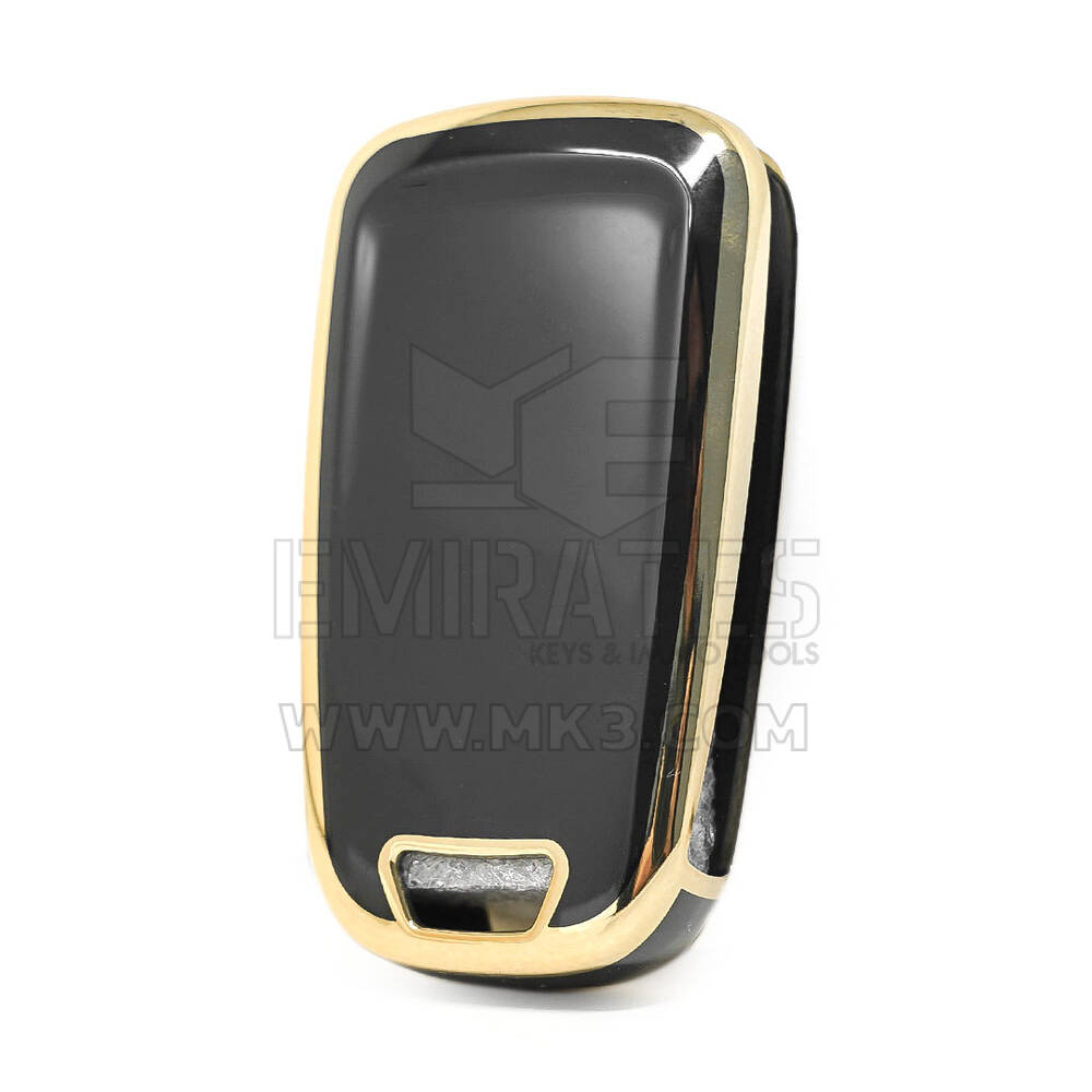 Cubierta Nano de alta calidad para Opel Flip Remote Key 3 botones negro