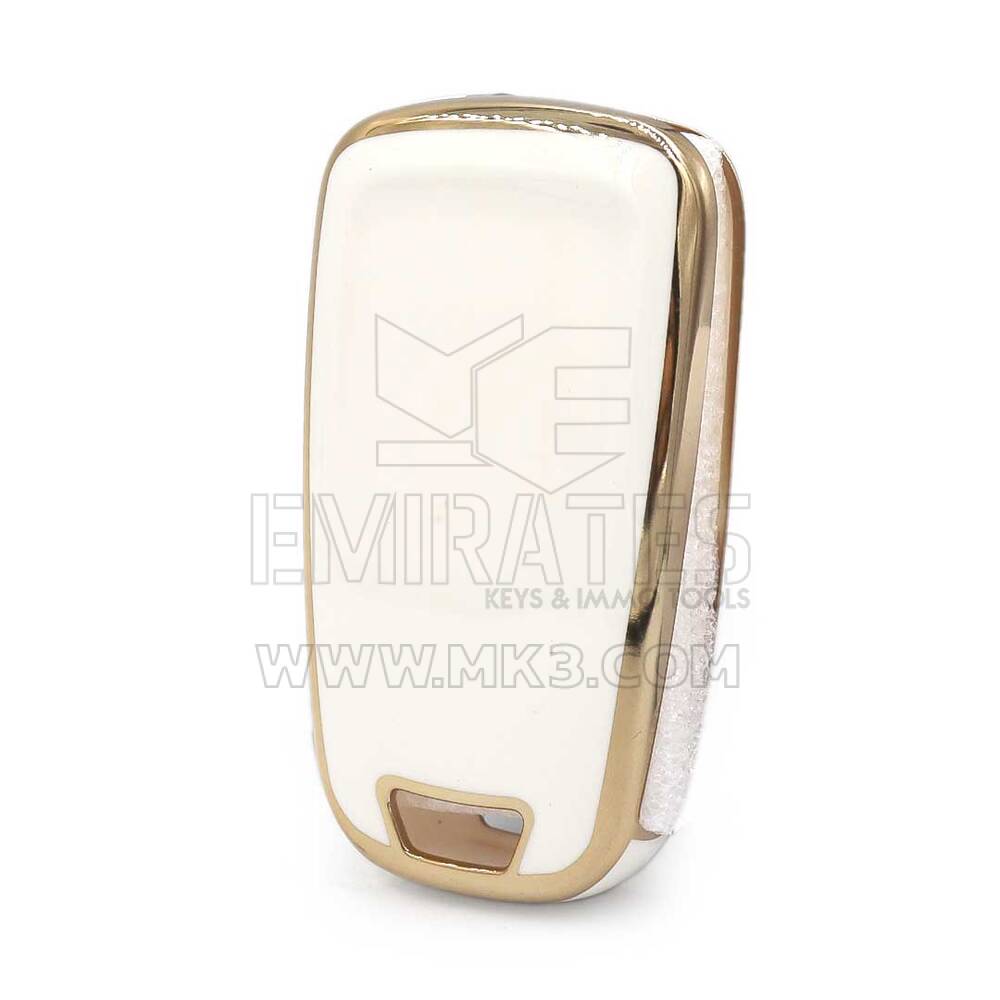 Nano Cover For Chevrolet Opel Flip Remote Key 3 Button White | MK3