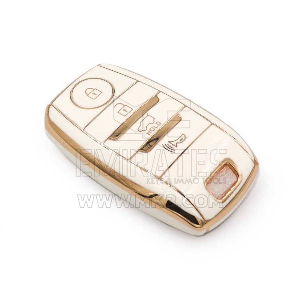 Новый Послепродажный Нано Высокое Качество Крышка Для Kia Smart Remote Key 4 Кнопки Белый Цвет D11J4A | Ключи от Эмирейтс