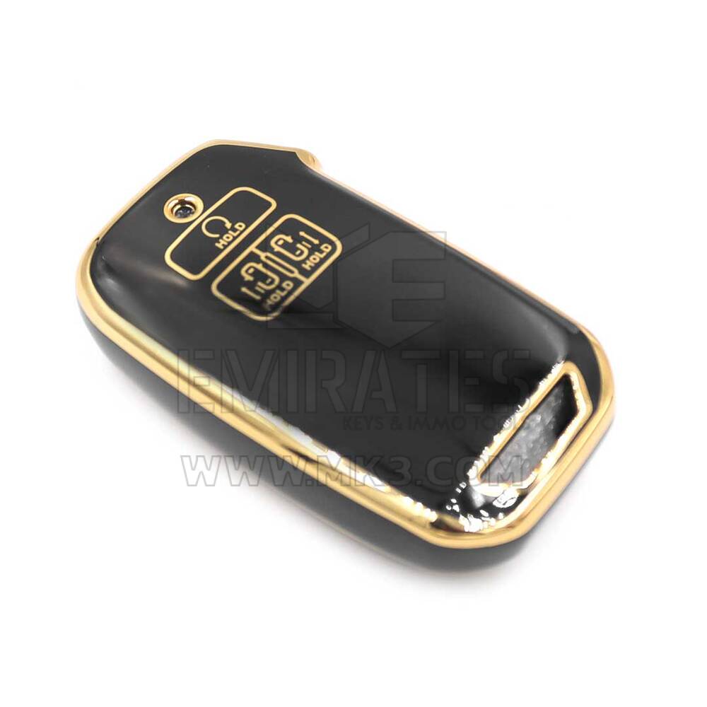 Nouvelle couverture de haute qualité Nano Aftermarket pour Kia Smart Remote Key 7 boutons couleur noire J11J7 | Clés Emirates