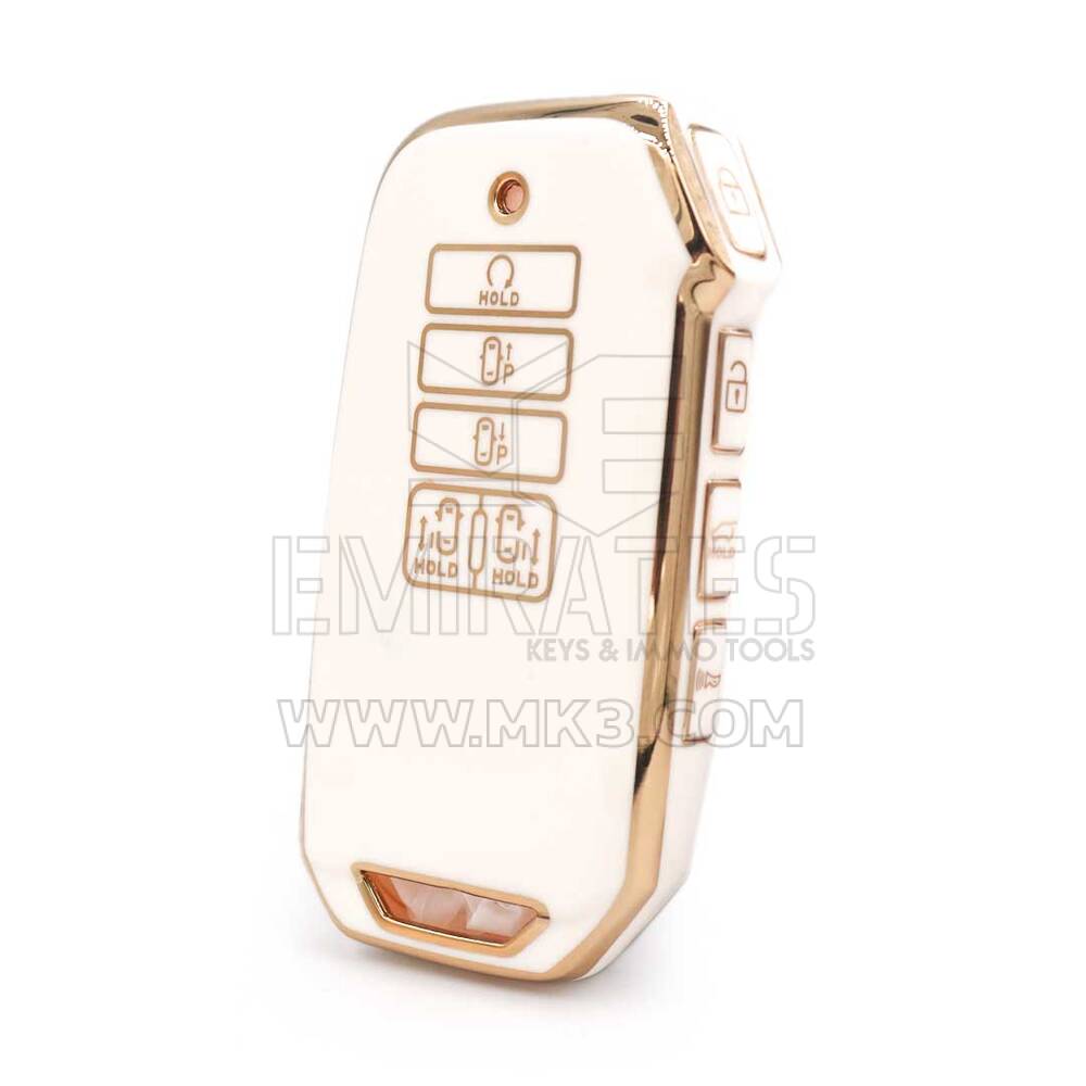 Funda Nano de alta calidad para llave remota inteligente Kia, 9 botones, Color blanco J11J9