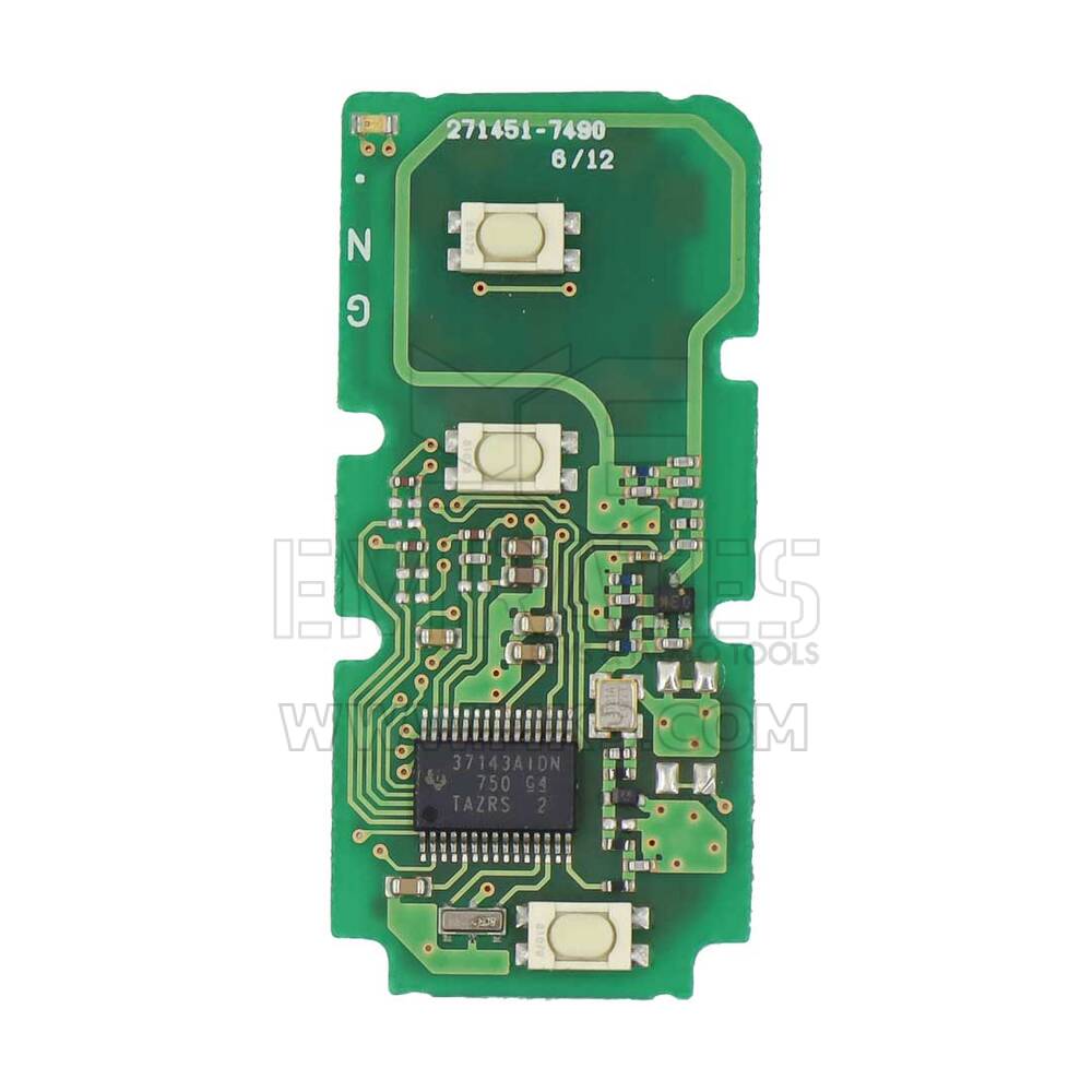 Llave remota inteligente Lexus de 312 MHz y 3 botones 271451-7490 | MK3