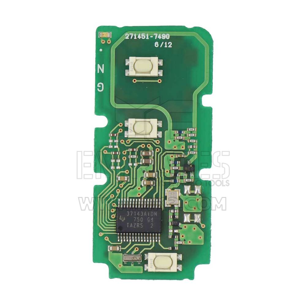 Chave Remota Inteligente Lexus 312MHz 3 Botões 271451-7490 | MK3