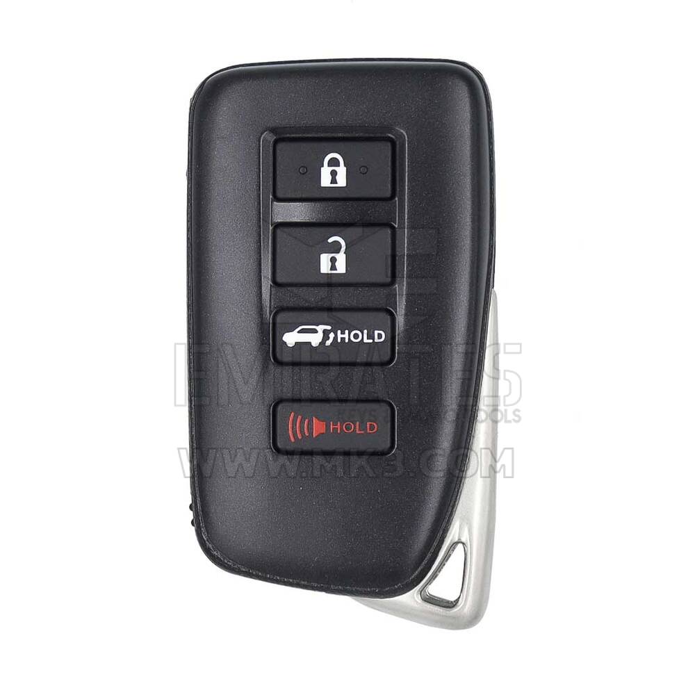 Lexus LX570 NX300 RX350 Smart Remote Key Shell 3+1 Button SUV Trunk Type