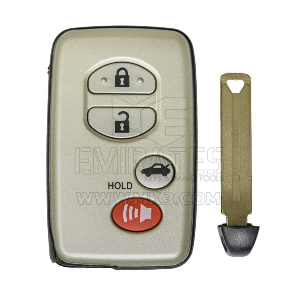 Nuevo Aftermarket Toyota Camry Avalon 2011 Smart Key 4 Button 315MHz Número de pieza compatible: 89904-33181 / 89904-06041, FCC ID: HYQ14AAB | Claves de los Emiratos