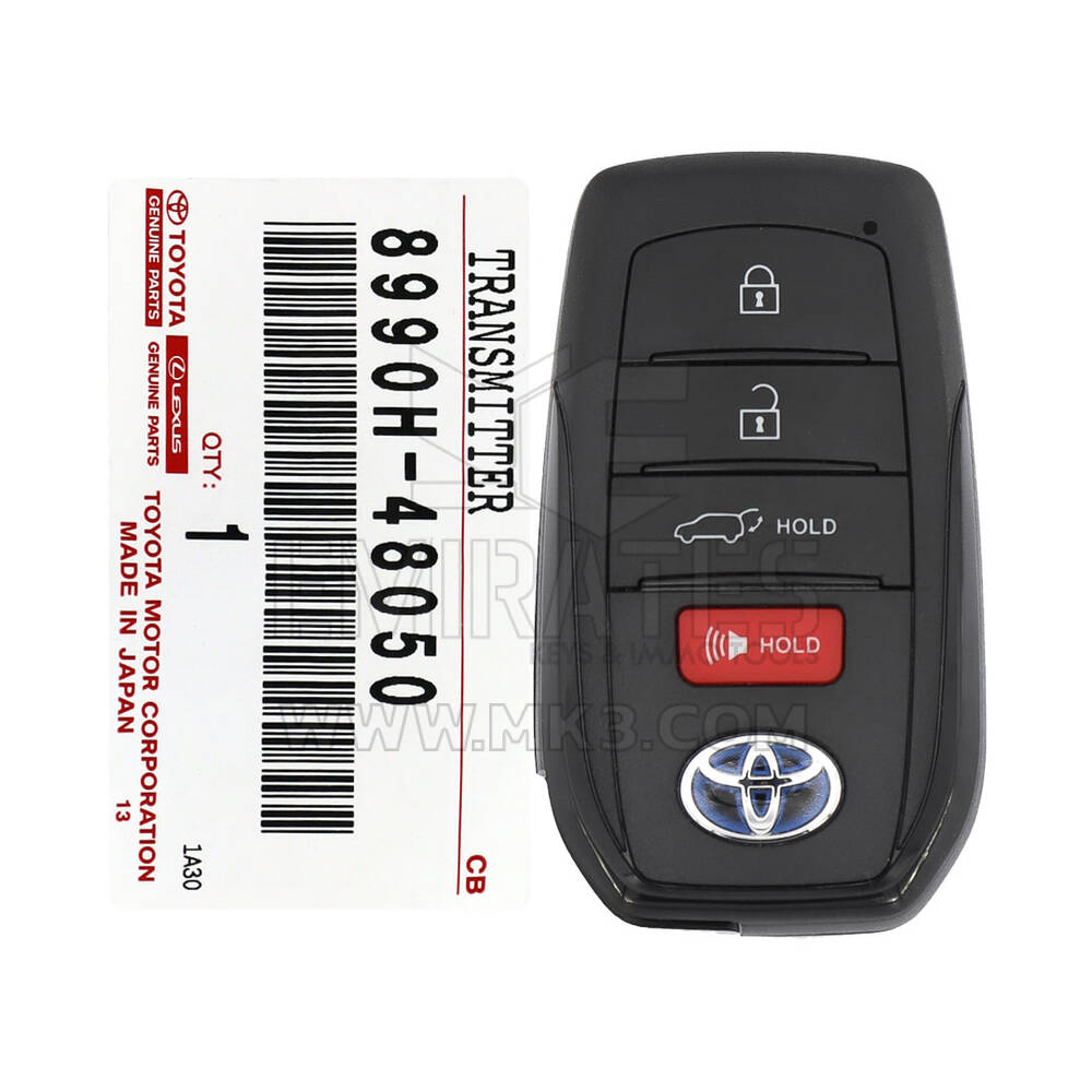 Nuevo Toyota Venza 2021 Genuine/OEM Smart Remote Key 4 botones 315MHz 8990H-48050 8990H48050 / FCCID: HYQ14FBX | Claves de los Emiratos