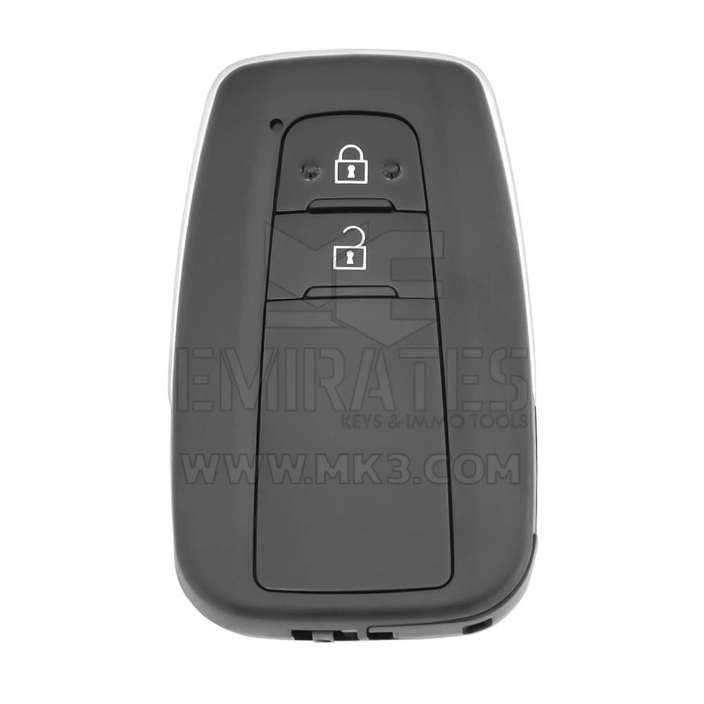 Coque de clé télécommande intelligente Toyota RAV4 Prado 2019, 2 boutons