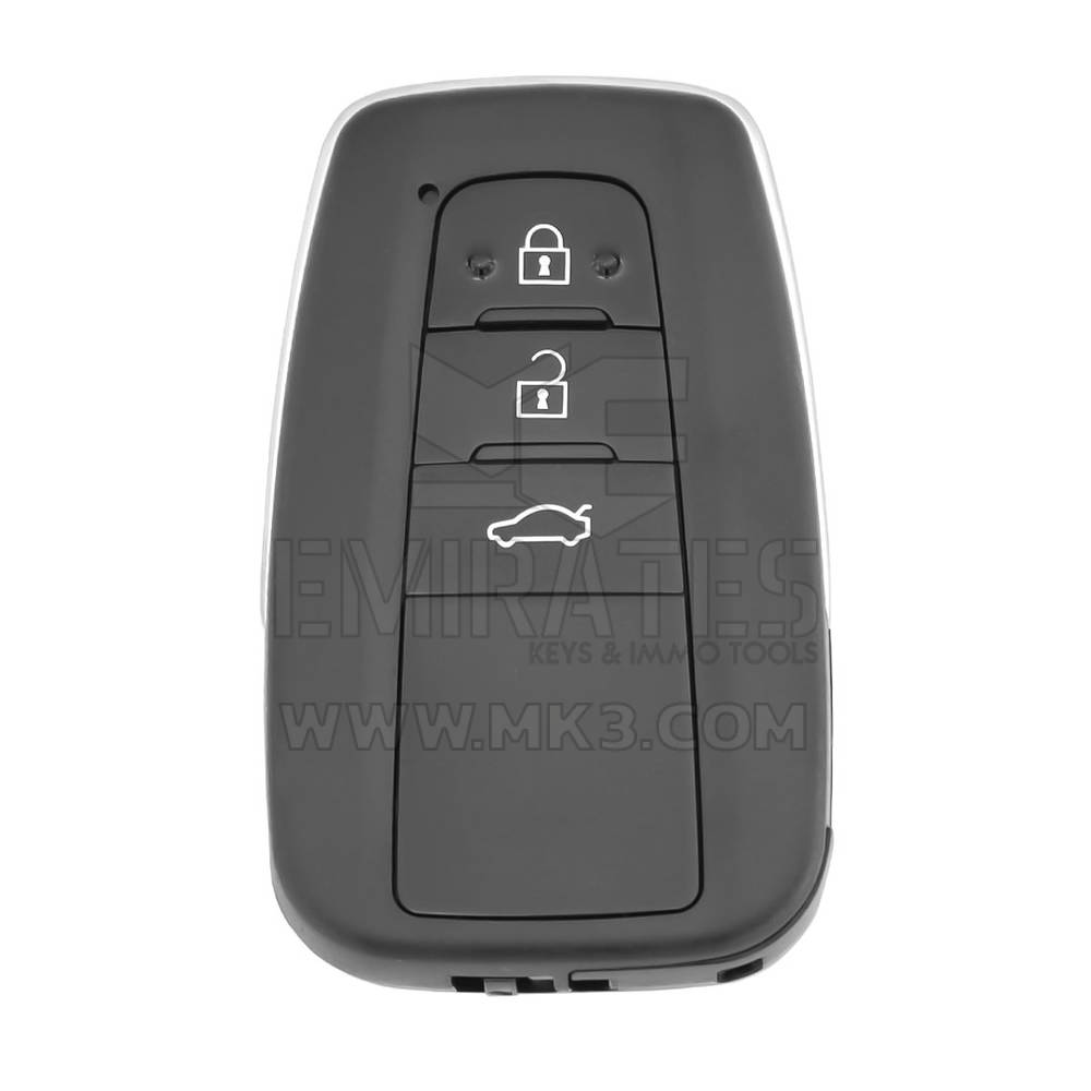 Coque de clé télécommande intelligente Toyota RAV4 Prado 2019, 3 boutons