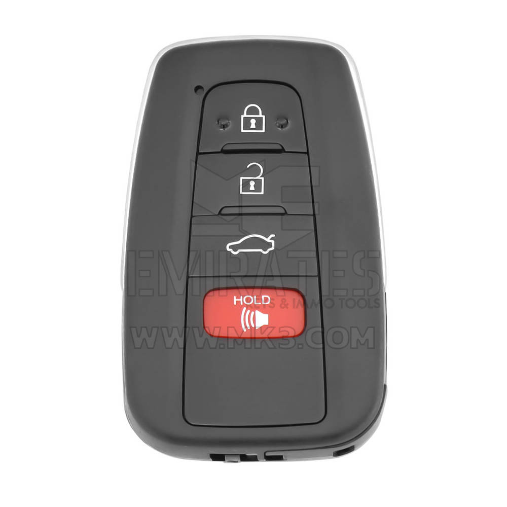 Toyota RAV4 Camry Avalon 2019 Guscio chiave remota intelligente 3+1 pulsanti