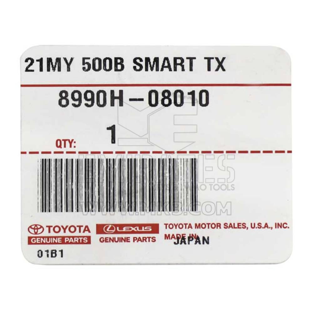Nuovissima chiave intelligente Toyota Sienna 2021 originale/OEM 6 pulsanti 315 MHz Numero di parte OEM: 8990H-08010 / 8990H-08011 / FCCID: HYQ14FBX | Chiavi degli Emirati