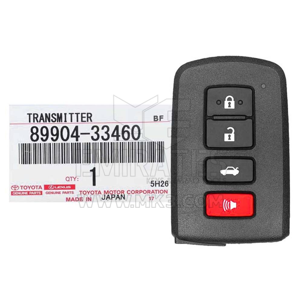 NOVO Toyota Camry Aurion Avalon Corolla 2014-2017 Genuíno/OEM Smart Key 4 Botões 433MHz 89904-33460 / 89904-12340 | Chaves dos Emirados