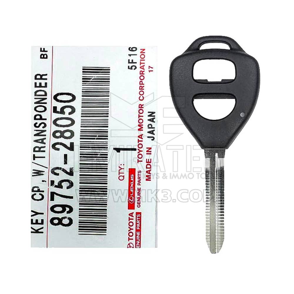 New Toyota Yaris 2006 Genuine/OEM Remote Key Shell 4D 2 Buttons OEM Part Number: 89752-28050 | Emirates Keys