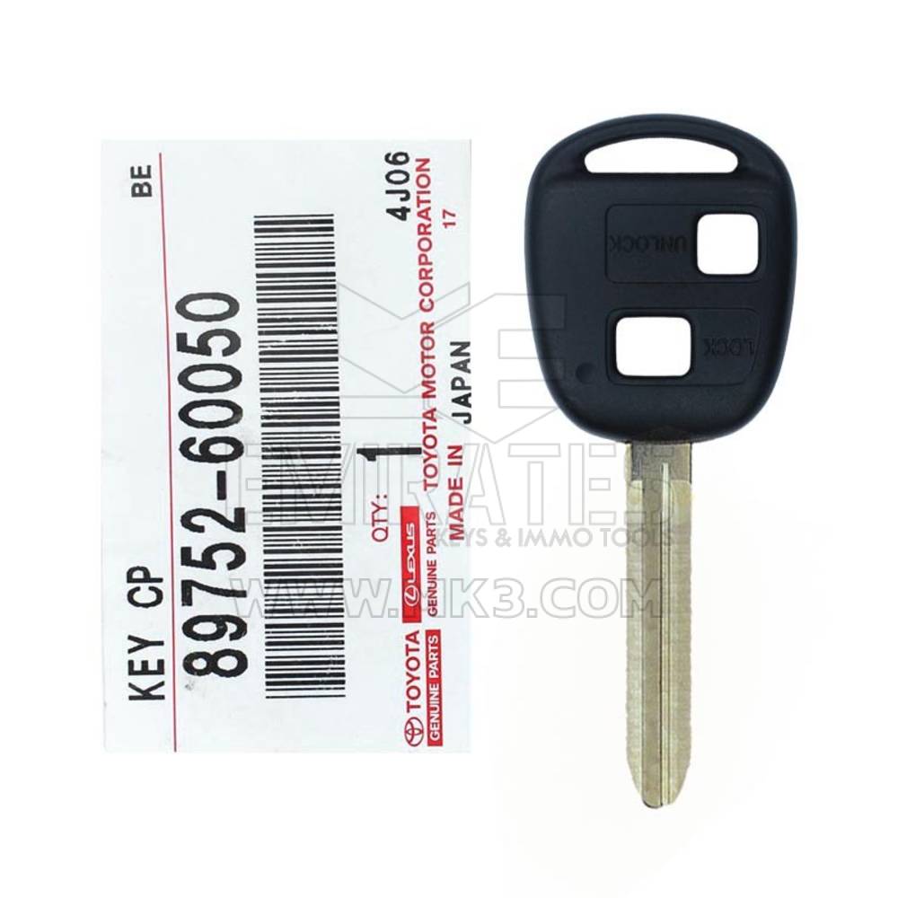 Toyota Corolla 2005 Genuine Remote Key Shell 89752-60050 | MK3