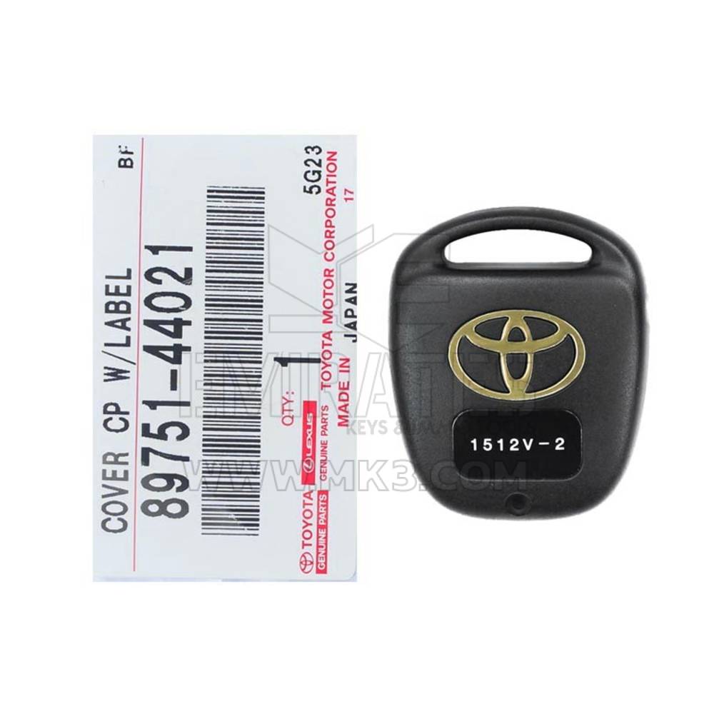 Toyota Corolla 2005 Coque de clé à distance d'origine 89751-44021 | MK3