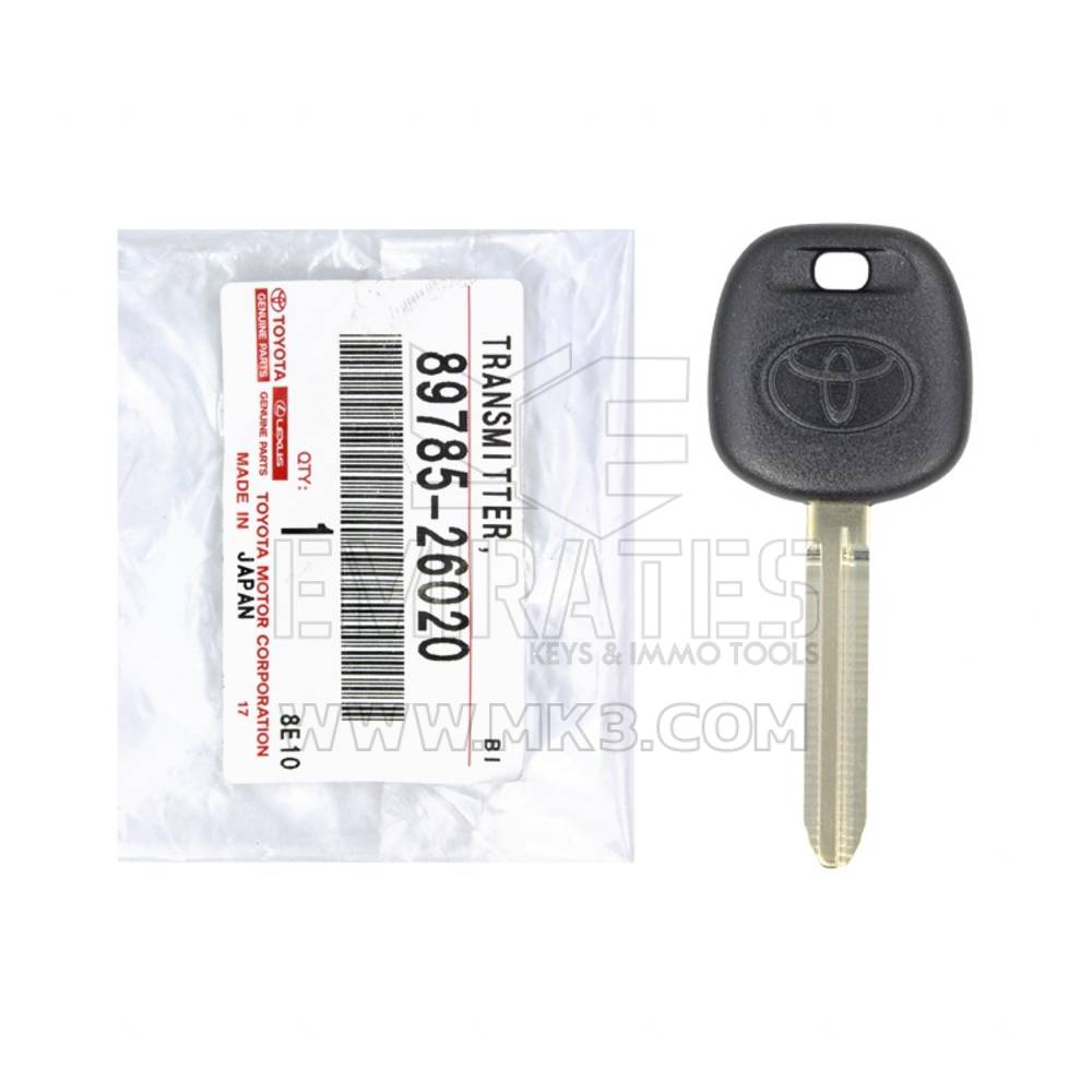 تويوتا الجديدة الأصلية / OEM 4C Transponder Key Master OEM رقم الجزء: 89785-26020 | الإمارات للمفاتيح