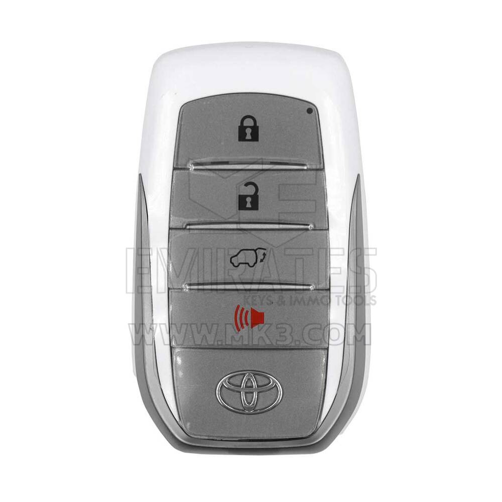 Toyota Fortuner SW4 2016-2022 Original Smart Remote Key 3+1 Buttons 312.11/314.35MH White Color