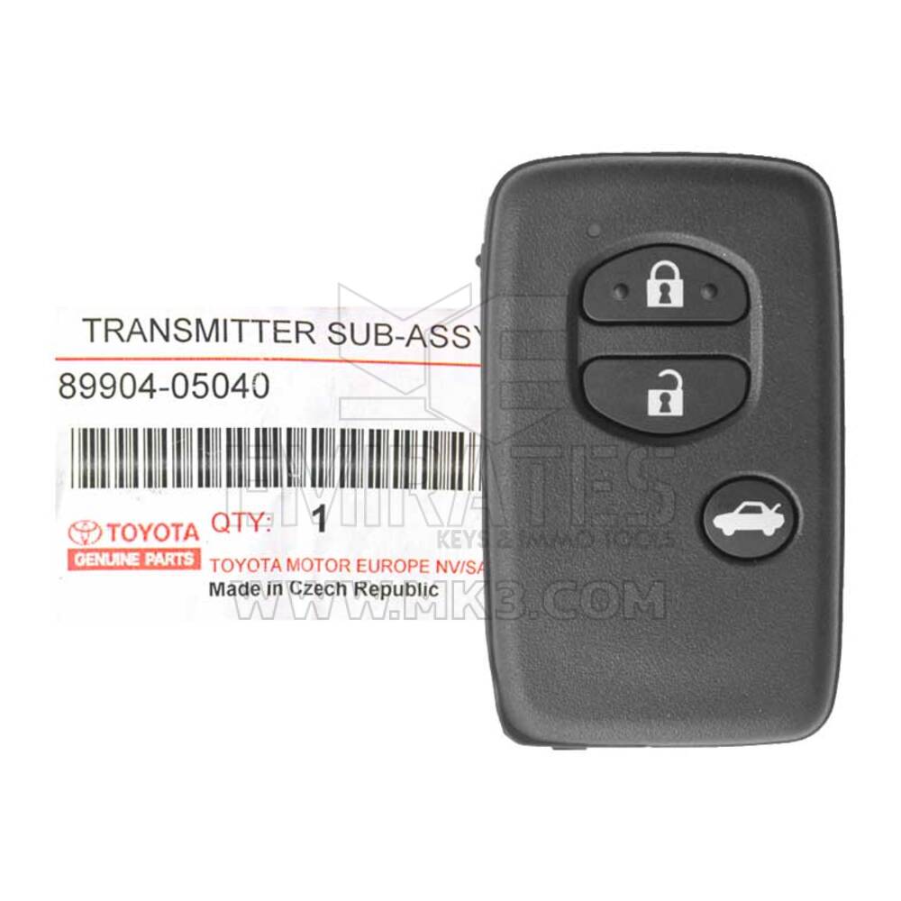 Nuevo Toyota Avensis 2012-2015 Control remoto de llave inteligente original/OEM 3 botones 433MHz Número de pieza OEM: 89904-05040, 8990405040 / FCCID: B75EA | Cayos de los Emiratos