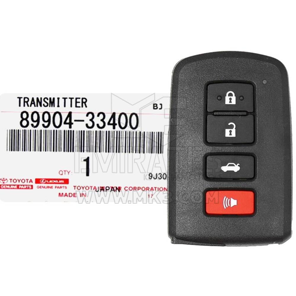 Nuovo di zecca Toyota Camry 2013-2017 Genuine/OEM Smart Key Remote 4 pulsanti 433 MHz 89904-33400 8990433400 / FCCID: BA4EK | Chiavi degli Emirati