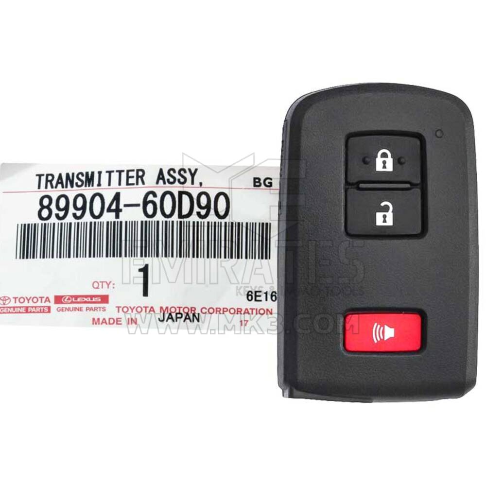 العلامة التجارية الجديدة تويوتا لاند كروزر 2016-2017 أصلي / OEM Smart Key 3 أزرار 433MHz 89904-60D90 8990460D90 / FCCID: BH1EK | الإمارات للمفاتيح