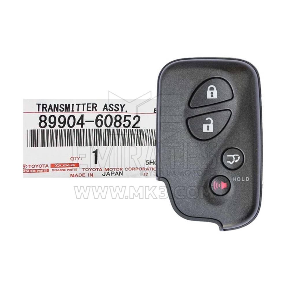 Brand New Lexus LX570 2009-2015 Genuine/OEM Smart Key 4 Buttons 433MHz 89904-60850, 89904-60851, 89904-60852, 89904-60853, 89904-60854, 89904-60121