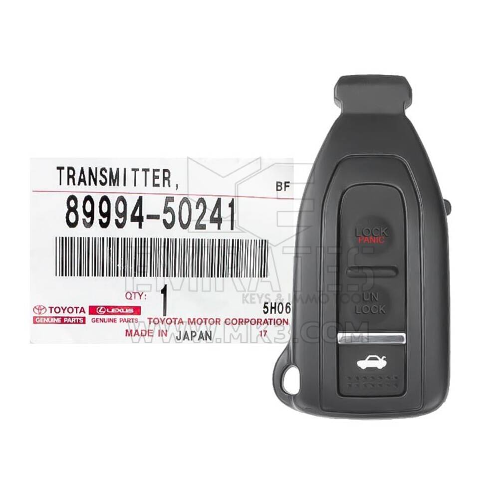 العلامة التجارية الجديدة لكزس LS430 2004-2006 حقيقية / OEM الذكية عن بعد 3 أزرار 315MHz 89994-50241 8999450241 / FCCID: HYQ12BZE | الإمارات للمفاتيح