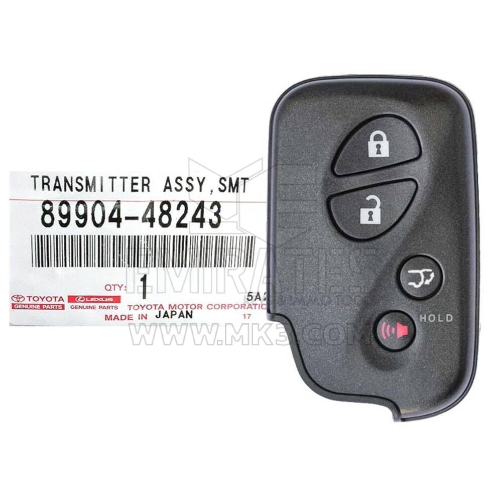 Brand New Lexus RX 2010-2015 Genuine Smart Remote Key 4 Buttons 433MHz 89904-48243, 89904-48244, 89904-48245 / FCCID: B74EA | Emirates Keys