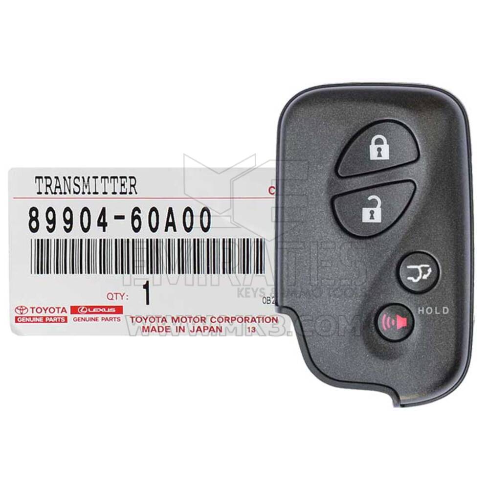 Nuovissima chiave Smart Lexus LX570 2009-2015 originale/OEM 4 pulsanti 315 MHz 89904-60A00 89904-60061 / FCCID: HYQ14AEM | Chiavi degli Emirati