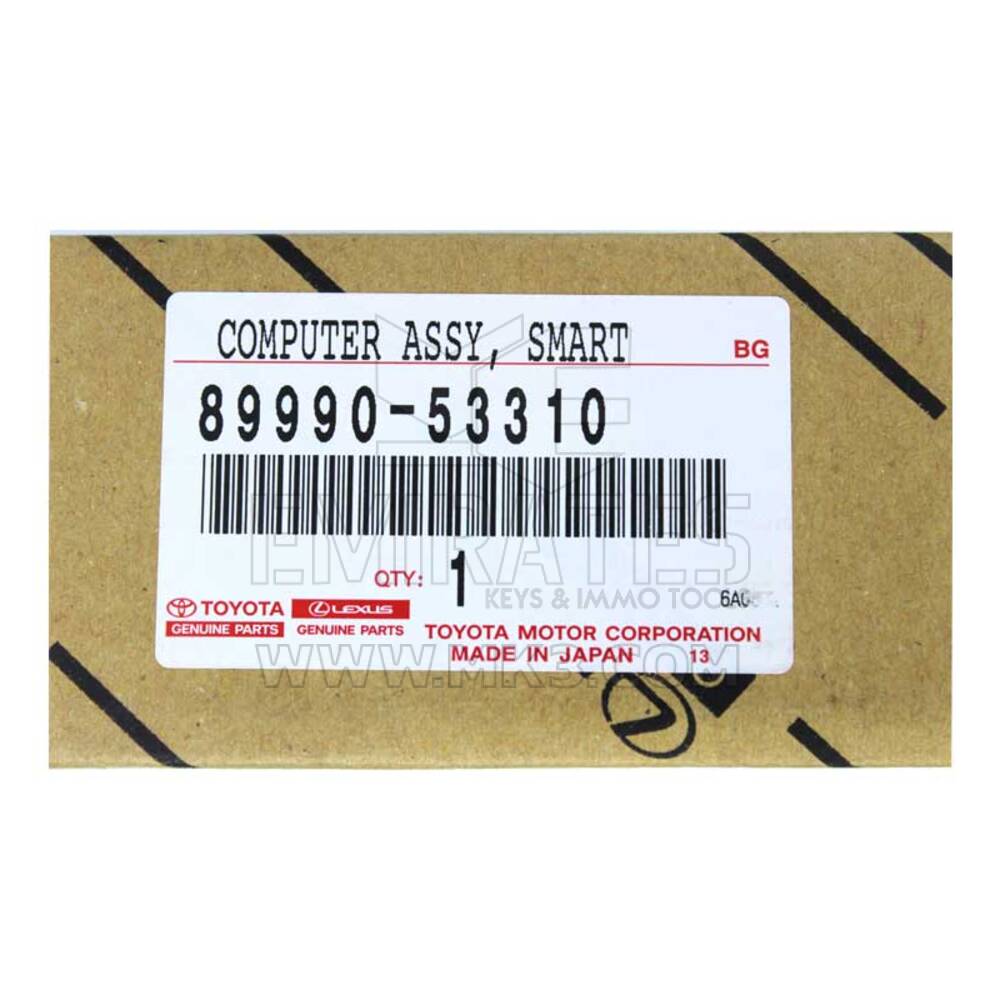 New Lexus IS 2014 Genuine/OEM Computer ASSY Smart Key Manufacturer Part Number: 89990-53310 | Emirates Keys