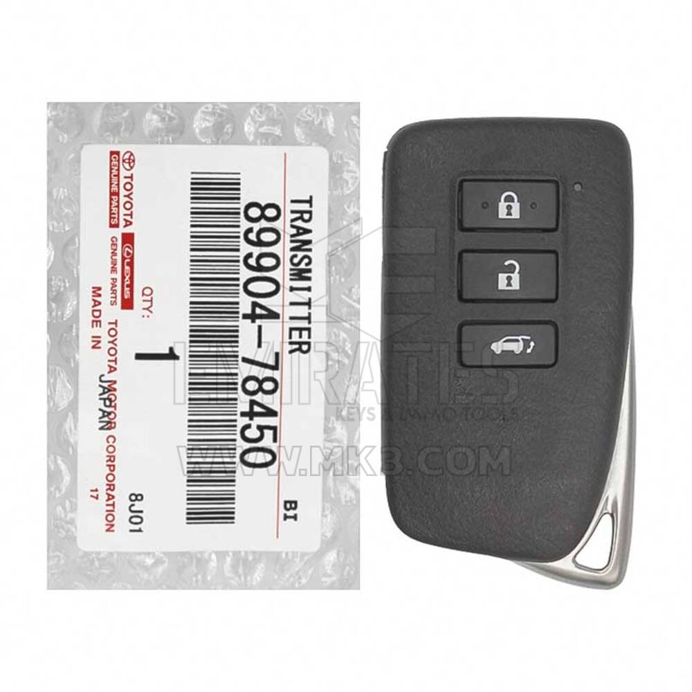 Абсолютно новый Lexus NX200 2015-2018 Европейский подлинный/OEM Smart Remote Key 3 кнопки 433 МГц 89904-78450 / FCCID: BG1EW | Ключи от Эмирейтс