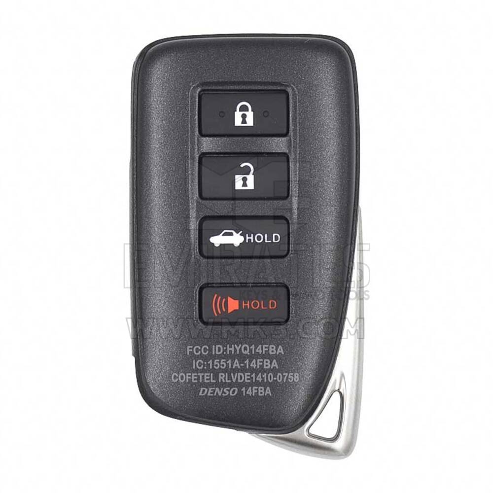 Lexus RC IS 2014-2020 Chiave telecomando intelligente originale 315 MHz 89904-53610