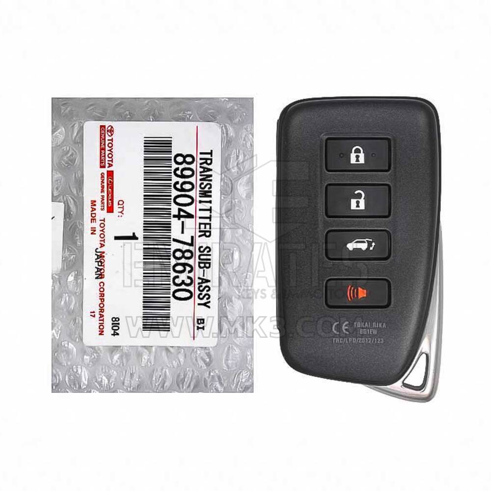 Nuevo Lexus LX570 2016-2019 Genuine/OEM Remote Key 4 Botones 433MHz 89904-78630, 89904-78570 / FCCID: BG1EW | Claves de los Emiratos