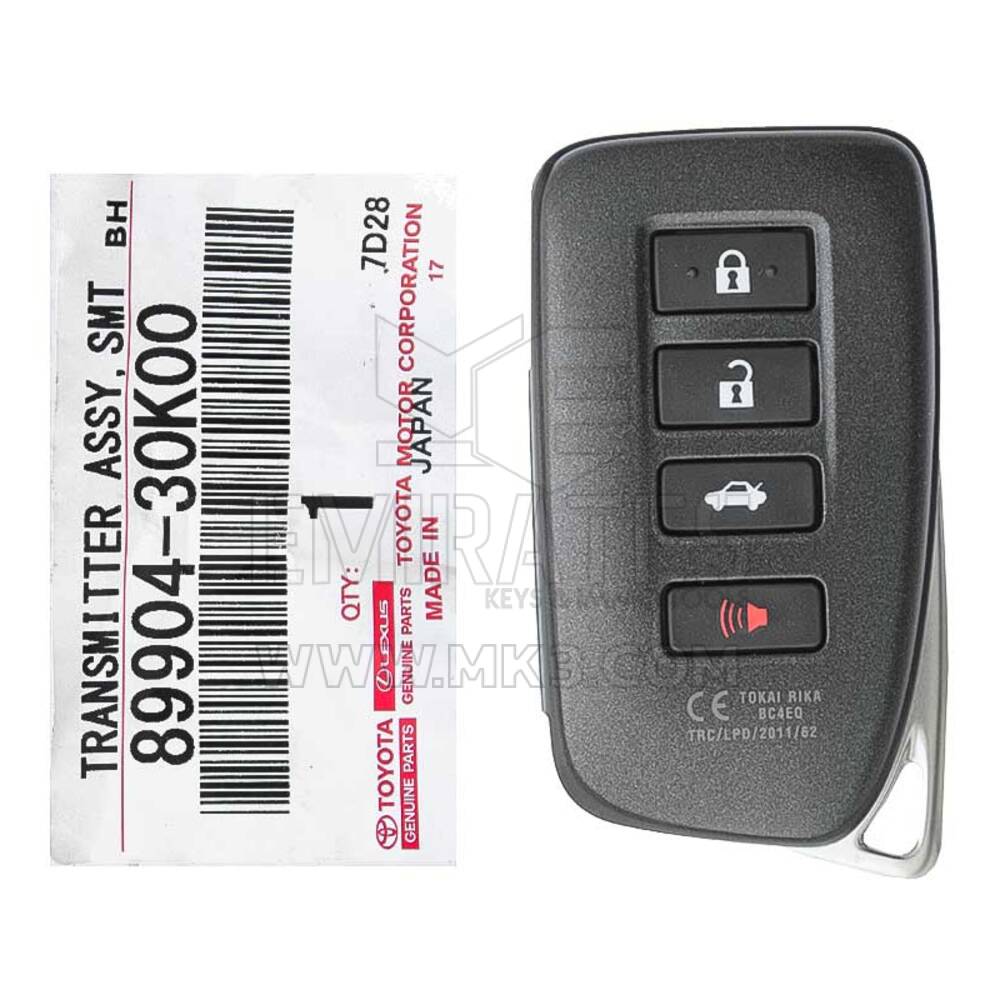 Brand New Lexus GS 2016 Genuine/OEM Smart Key Remote 4 Buttons 433MHz 89904-30K00 89904-30D20 / FCCID: BC4EQ | Emirates Keys