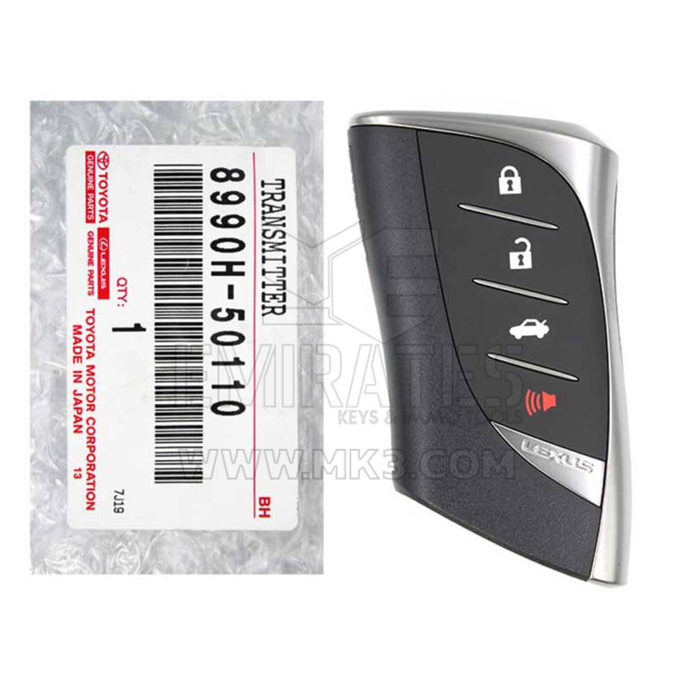Brand NEW Lexus LS500 2018 Genuine/OEM Smart Key Remote 4 Buttons 433MHz 8990H-50110 8990H50110 | Emirates Keys