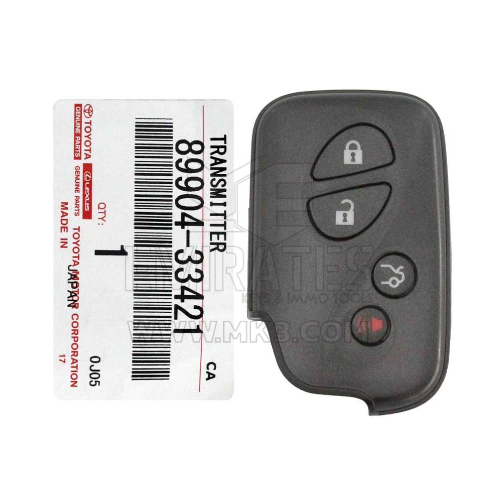العلامة التجارية الجديدة لكزس ES350 2011 مفتاح التحكم عن بعد الذكي الأصلي/OEM 4 أزرار 433 ميجا هرتز 89904-33421 8990433421 / FCCID: B74EA | مفاتيح الإمارات