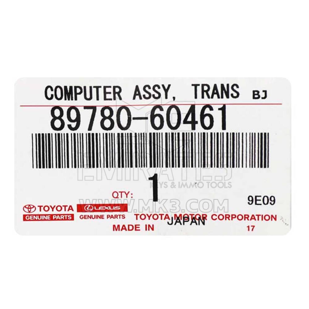 New Toyota Land Cruiser Prado 2016-2019 Genuine/OEM Immobiliser Manufacturer Part Number: 89780-60461 | Emirates Keys