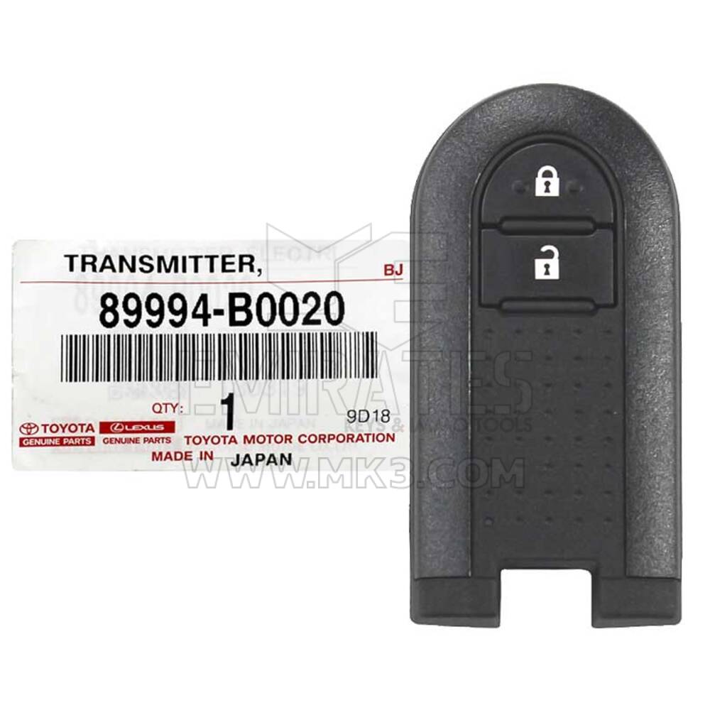 Brand NEW Toyota Rush 2018 Genuine/OEM Smart Remote Key 2 Buttons 433MHz 89994-B0020 89994B0020 | Emirates Keys