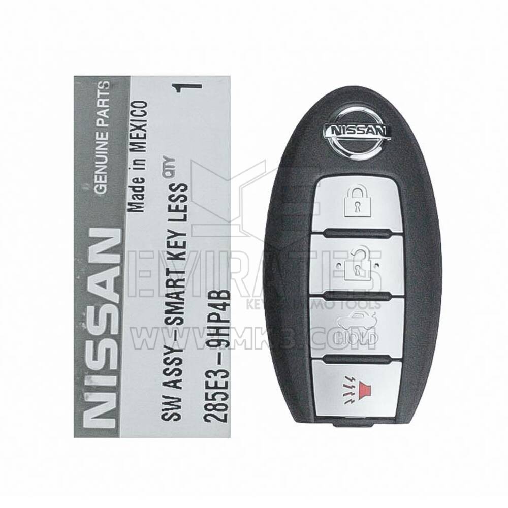 Brand New Nissan Altima 2013-2015 Genuine/OEM Smart Key Remoto 4 Botões 433MHz 285E3-9HP4B, 285E3-3TP0A / FCC ID: KR5S180144014 | Chaves dos Emirados