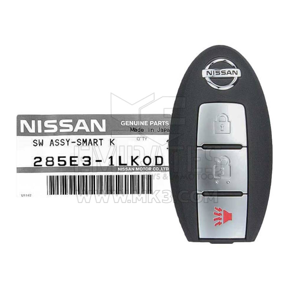 Nuevo Nissan Armada Juke Patrol 2010-2021 Genuine/OEM Smart Remote Key 3 Botones 433MHz 285E3-1LK0D, 285E3-1LK9D / FCCID: CWTWB1U825 | Claves de los Emiratos