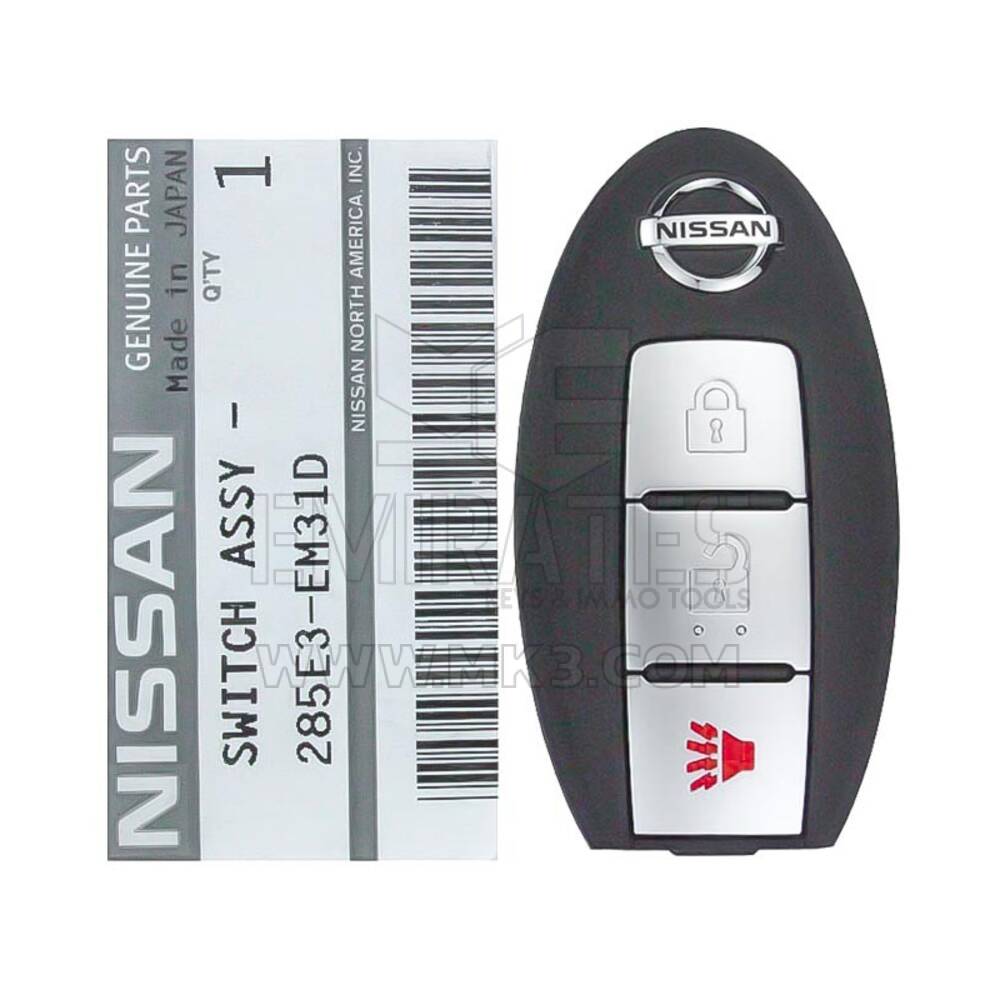 Nissan Versa PathFinder 2008-2012 Original Smart Remote Key 3 Buttons 315MHz 285E3-EM30D, 285E3-EM31D / FCCID: CWTWBU729 | Emirates Keys