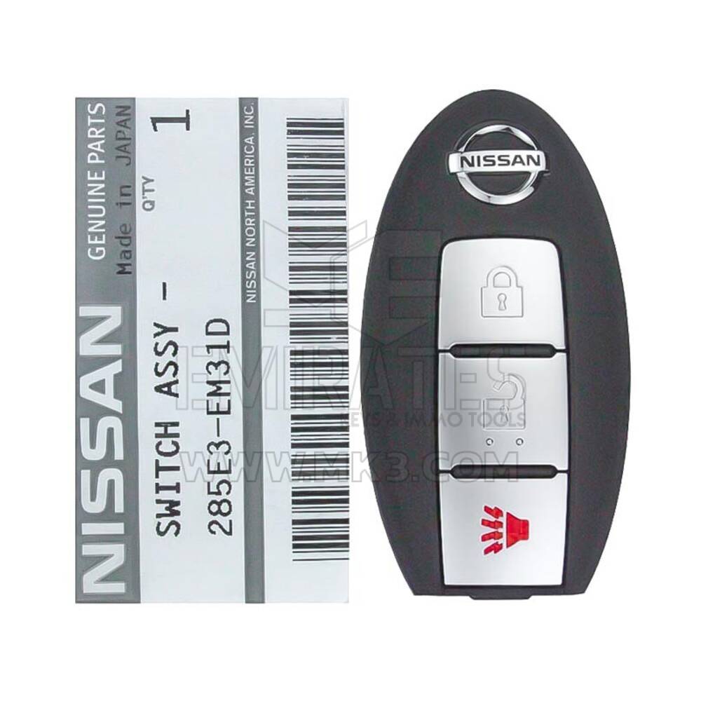 نيسان فيرسا PathFinder 2008-2012 أصلي ذكي بعيد مفتاح 3 أزرار 315MHz 285E3-EM30D ، 285E3-EM31D / FCCID: CWTWBU729 | الإمارات للمفاتيح