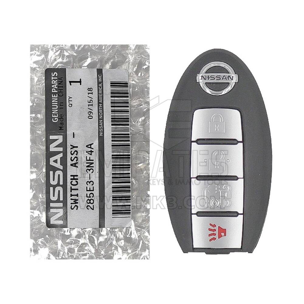 NUOVA Nissan Leaf 2014 Genuine/OEM Smart Remote Key 4 pulsanti 315 MHz Codice produttore: 285E3-3NF4A 285E33NF4A / FCCID: CWTWB1U840 | Chiavi degli Emirati