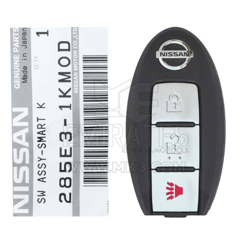 Nouvelle Nissan Versa Juke Leaf Cube Quest 2011-2017 Véritable/OEM Smart Key Télécommande 3 Boutons 315MHz 285E3-1KM0D 285E31KM0D / FCCID: CWTWB1U808 | Clés Emirates